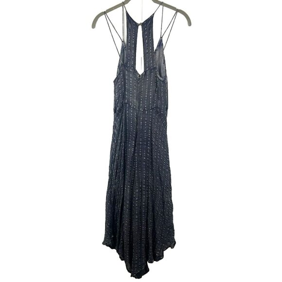 HD In Paris Anthropologie Harbor Texture Jumpsuit 2 Romper Dress Strappy Wide - Picture 7 of 10